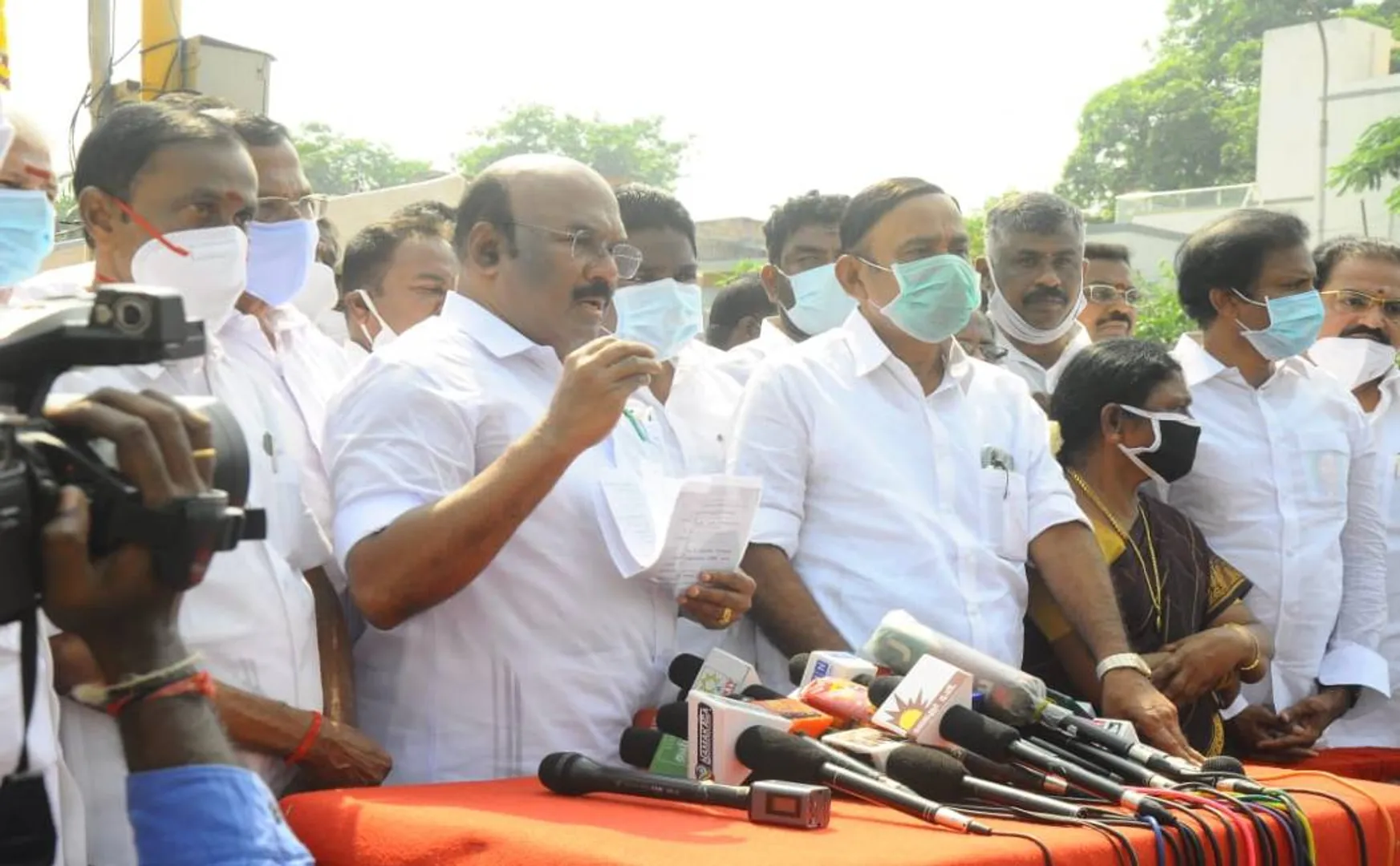 minister jayakumar press meet at chennai 
